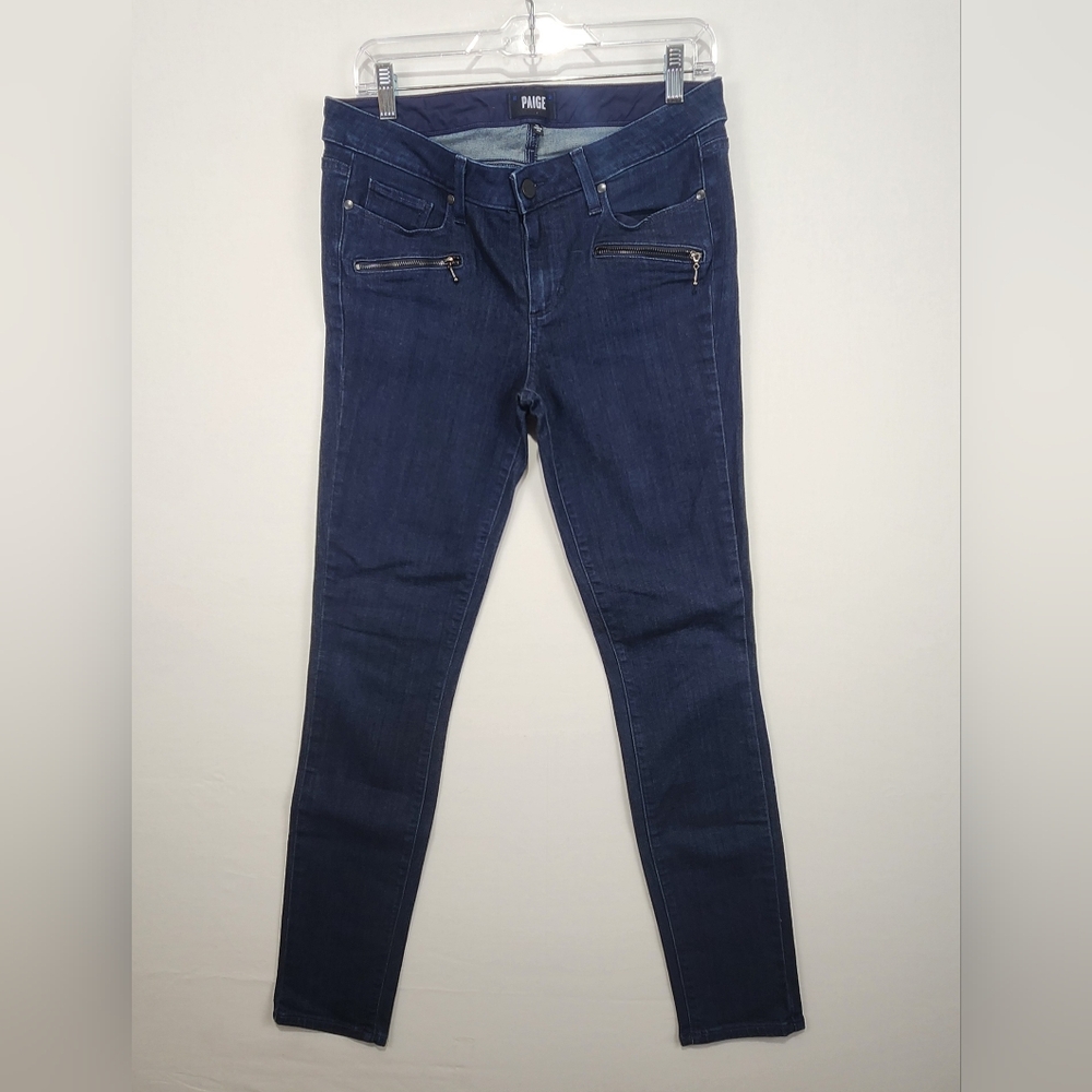 PAIGE Blue Skinny Jeans Classic Style Size 31